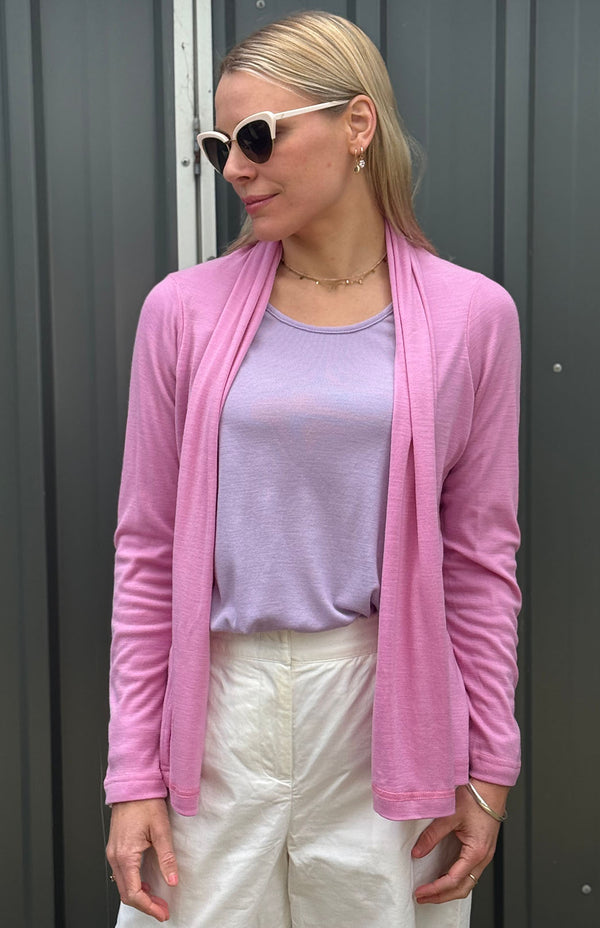 Women's Merino Wool Mini Drape Cardigan | Smitten Merino