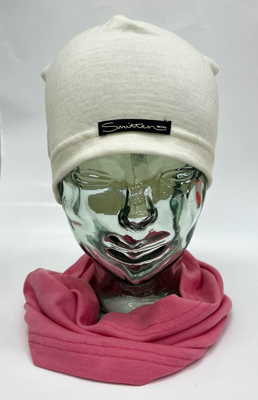 Raspberry Pink Unisex Merino Wool Thermal Neck Warmer Neck Gaiter