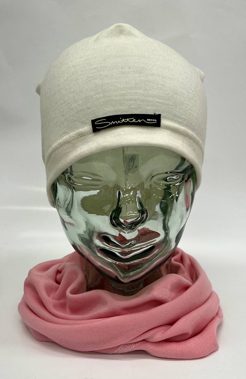 Sakura Pink Unisex Merino Wool Thermal Neck Warmer Neck Gaiter