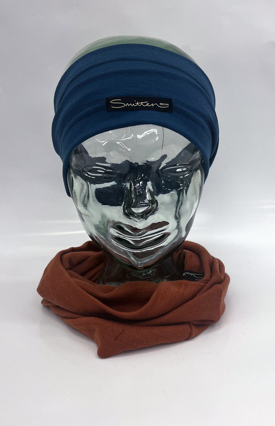 Shiraz Red Unisex Merino Wool Thermal Neck Warmer Neck Gaiter