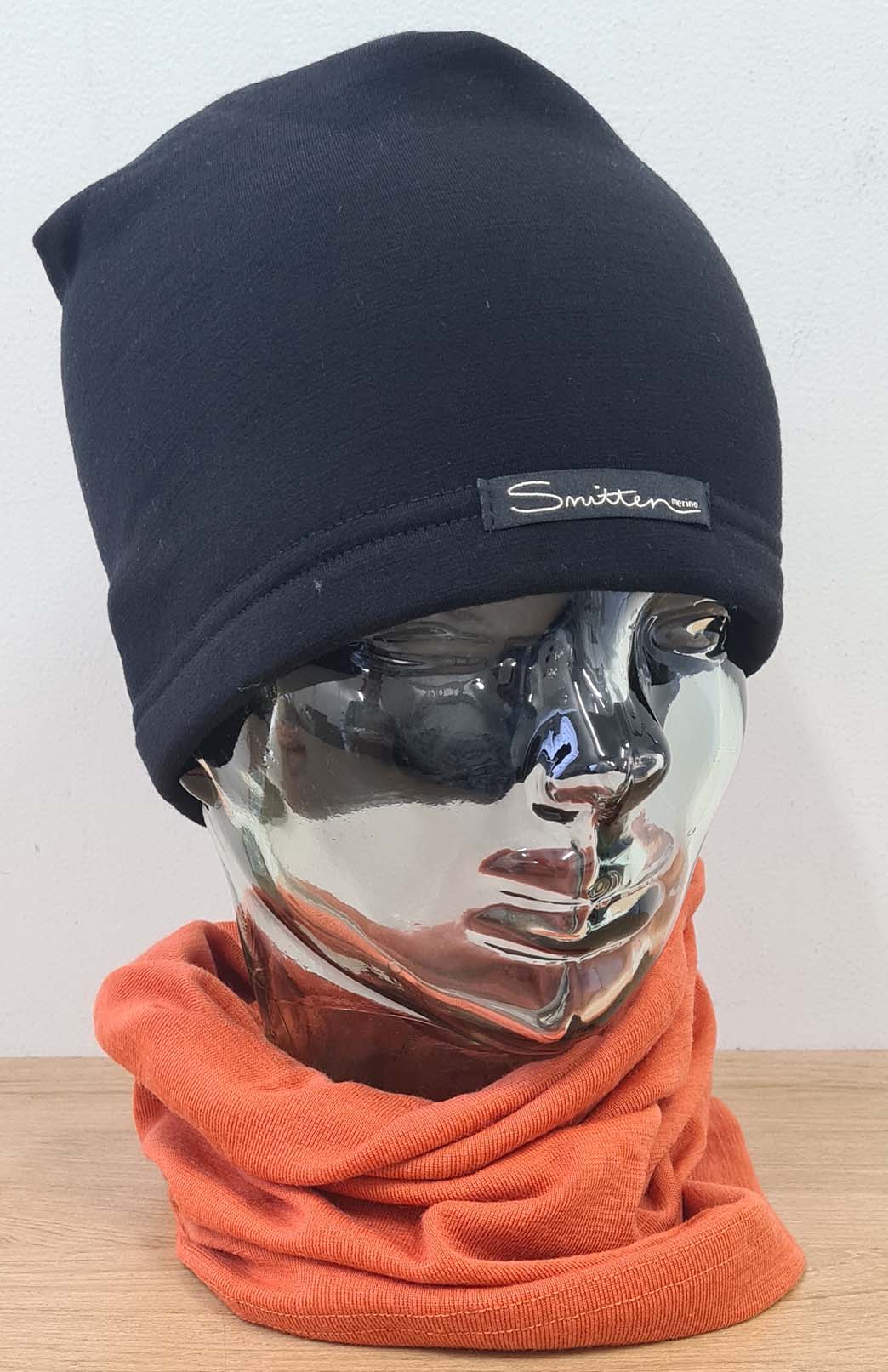 Burnt Orange Unisex Merino Wool Thermal Neck Warmer Neck Gaiter