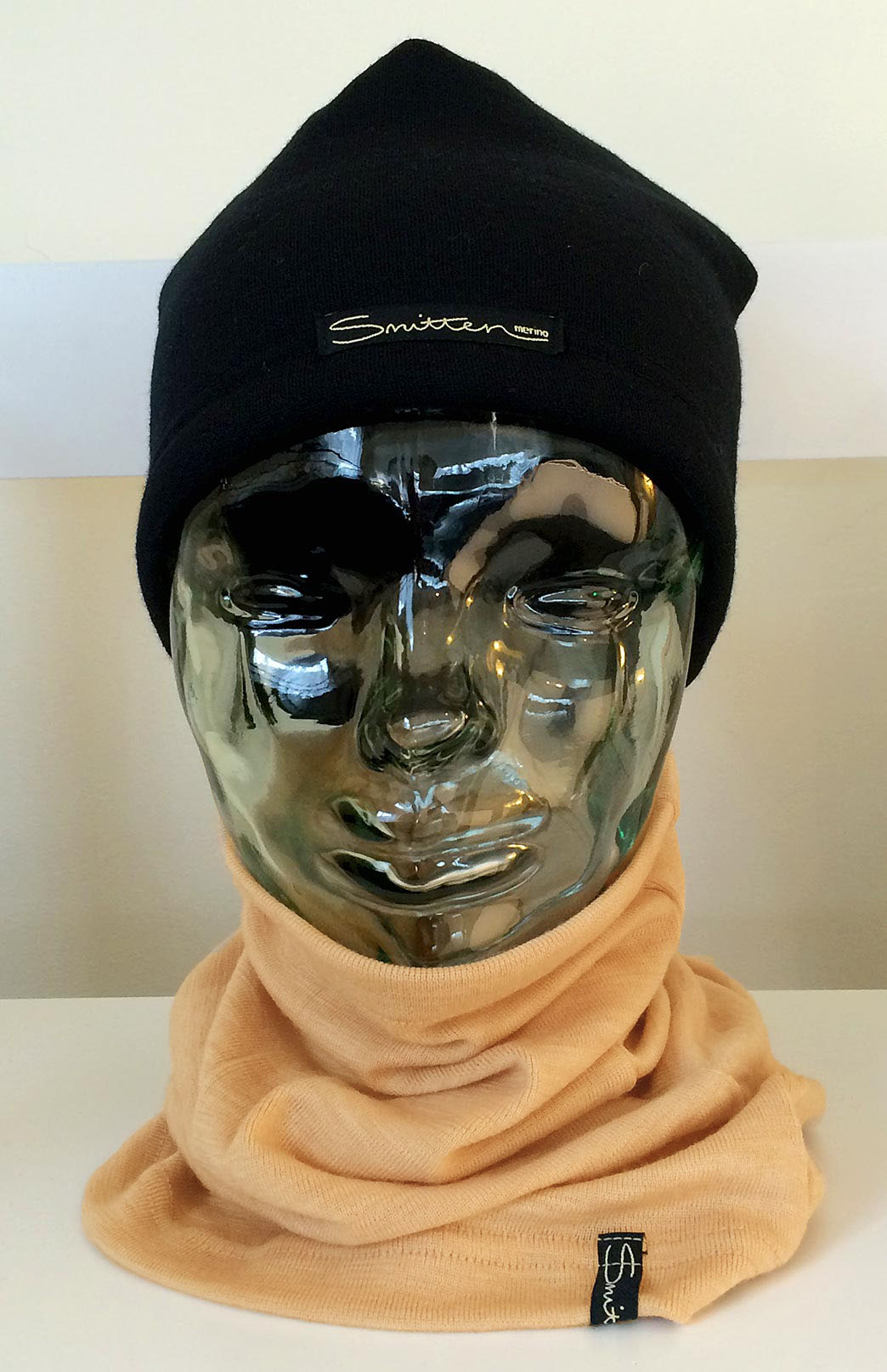 Peach Fuzz Unisex Merino Wool Thermal Neck Warmer Neck Gaiter