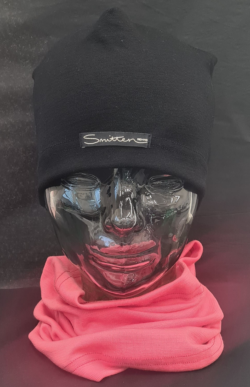 Hot Pink Unisex Merino Wool Thermal Neck Warmer Neck Gaiter
