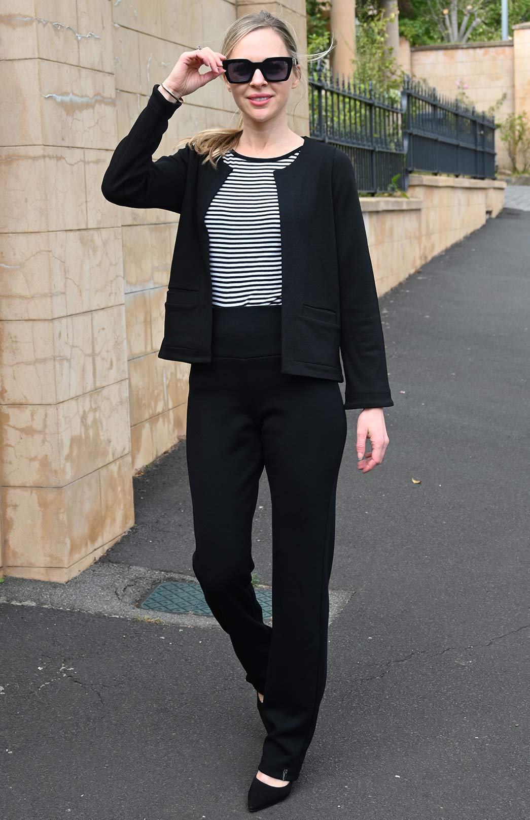 Black Women's Merino Wool Heavyweight Paris Jacket