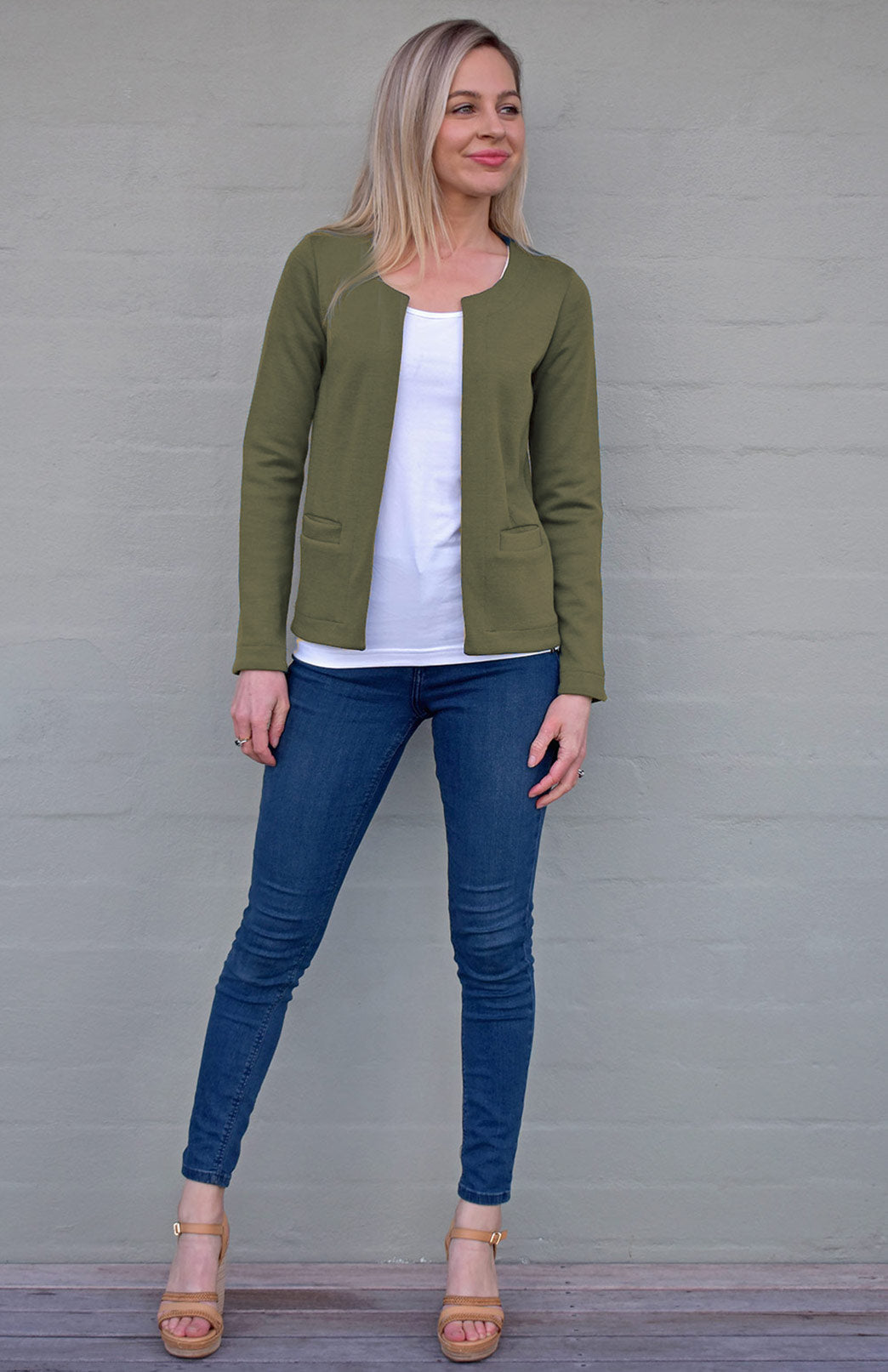 Paris Jacket (Ponte) Women's Merino Wool Heavyweight Paris Jacket