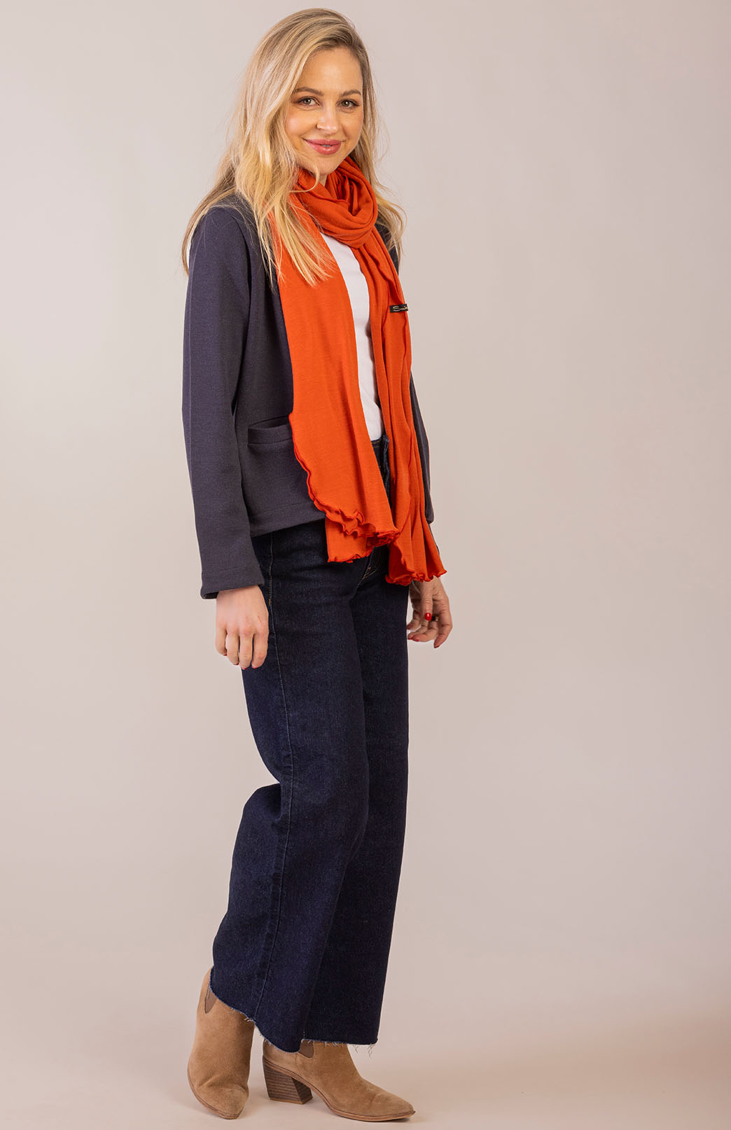 Steel Grey Women's Merino Wool Heavyweight Paris Jacket