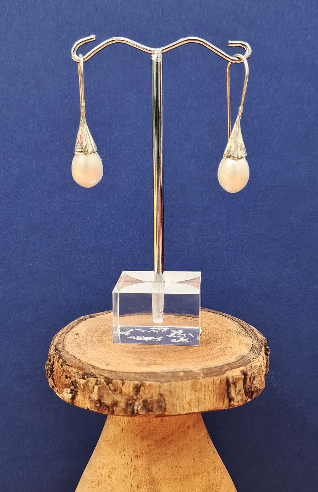 Fixed Pearl Drops 10mm Pearl Earrings