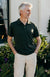 Kale Green Men&#39;s Lightweight Merino Wool Short Sleeve Golf Tee
