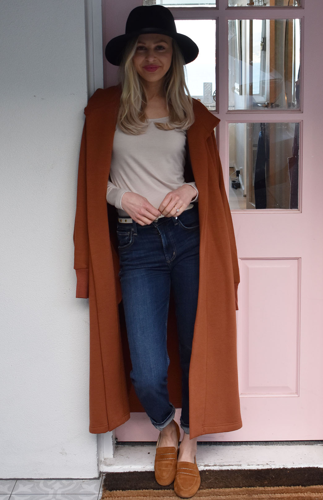 Cinnamon Women's Merino Wool Fleece Winter Coat 