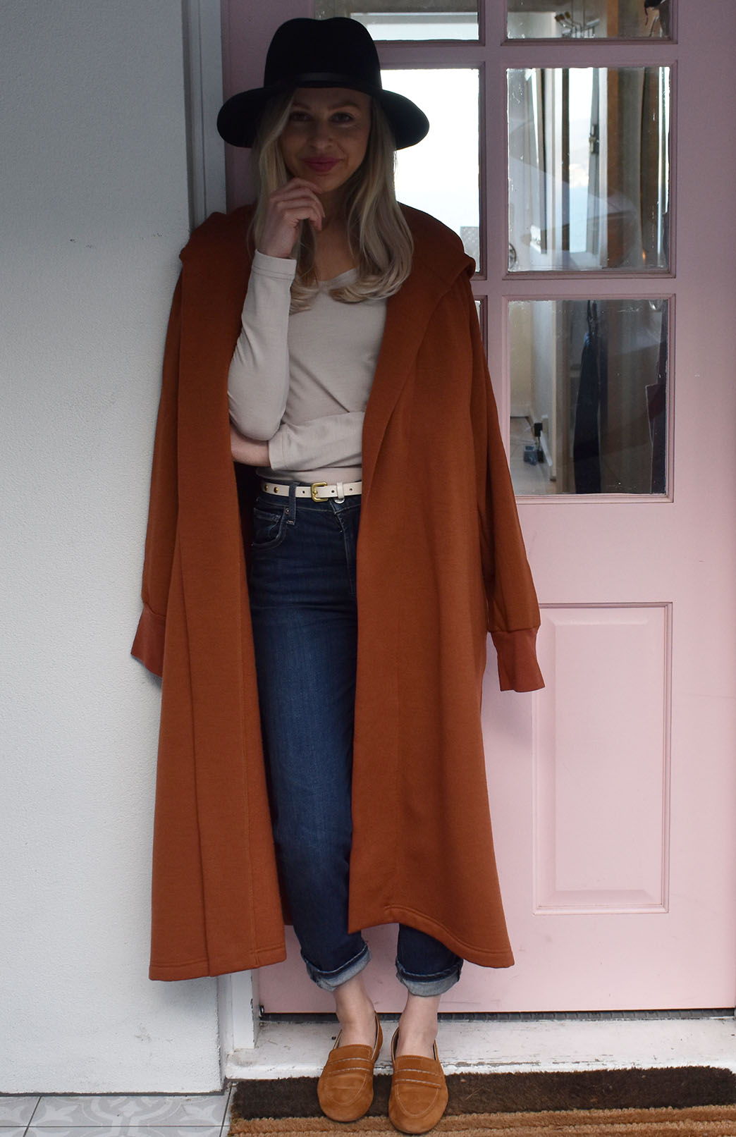 Cinnamon Women's Merino Wool Fleece Winter Coat 