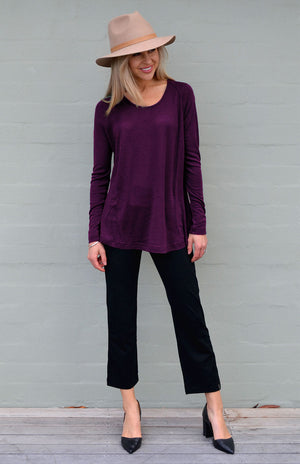 Aubergine Purple