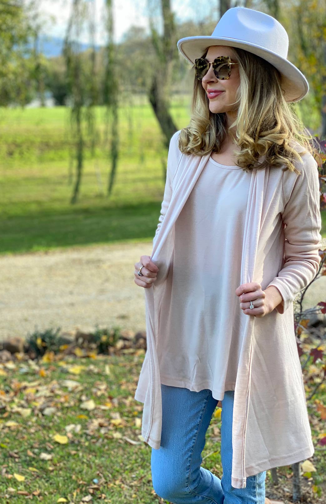 Nude Women's Merino Wool Drape Cardigan