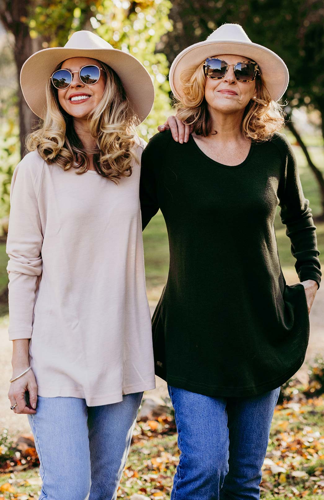 Nude Women's Merino Wool Long Sleeve Top with Raglan Sleeves