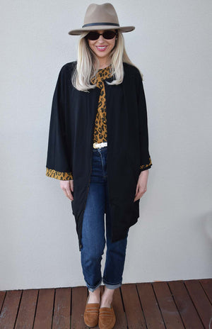 Black & Whiskey Leopard