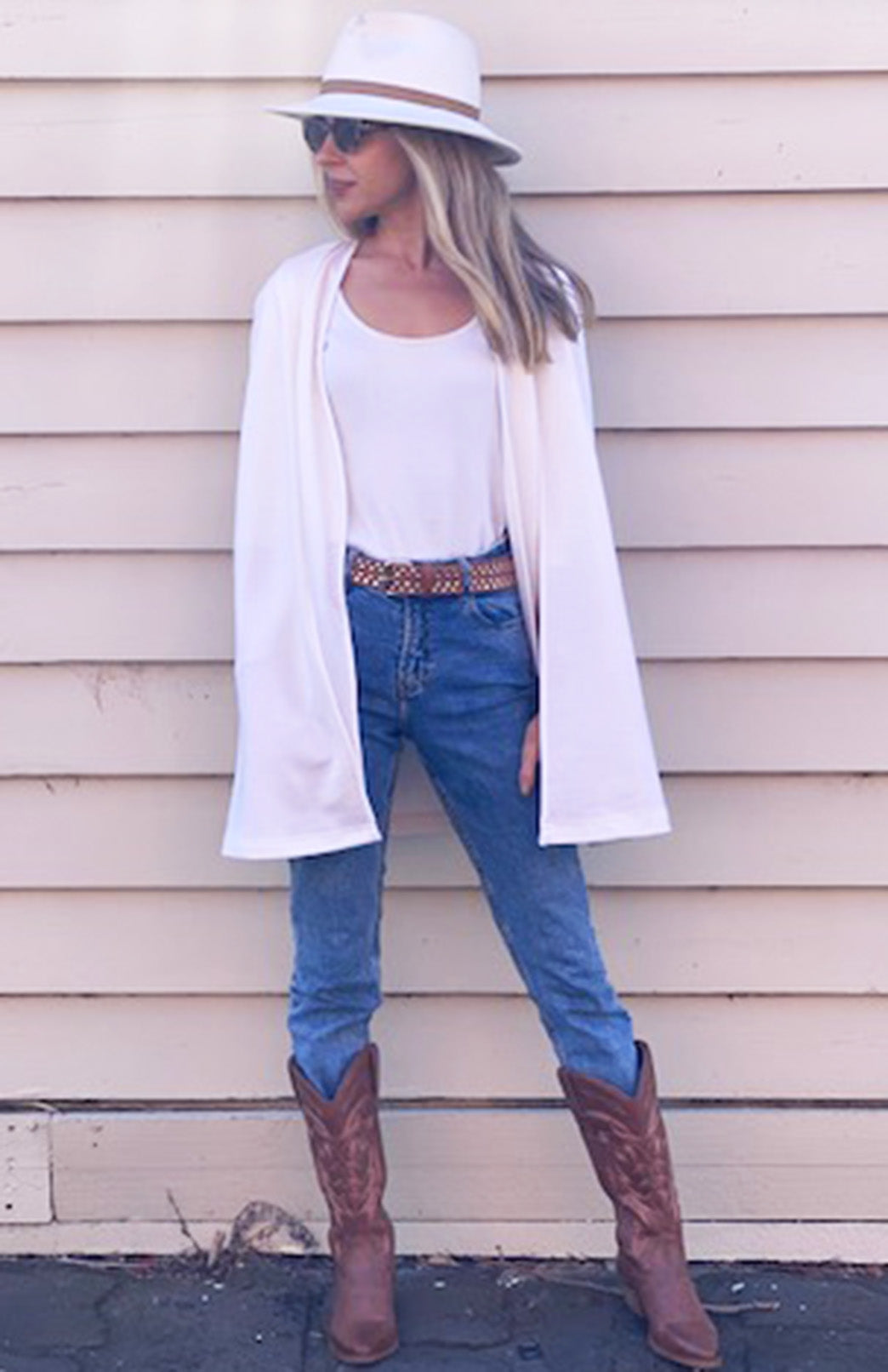 Vintage Ivory Women's Merino Wool Cape with open waistcoat 