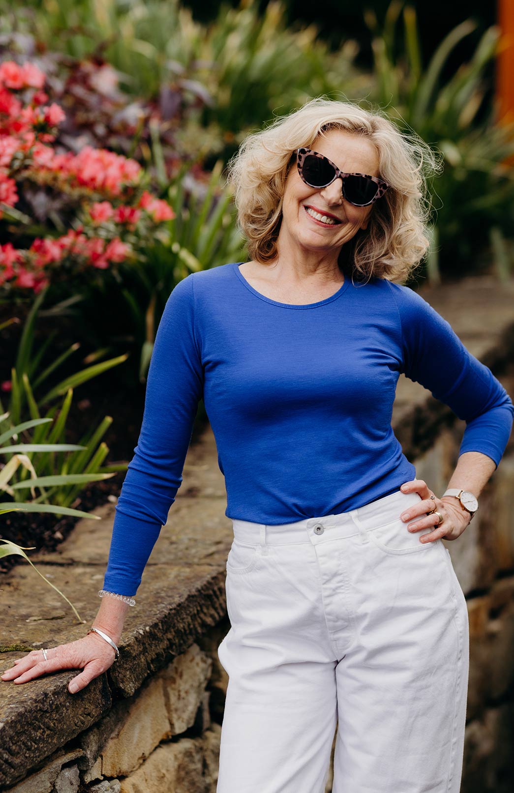 Round Neck Top Women's Merino Wool Long Sleeve Fashion &amp; Layering Top