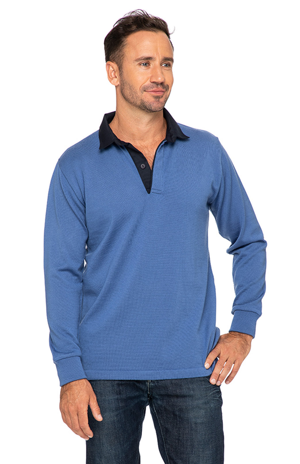 Fawn Unisex Classic Merino Wool Rugby Top
