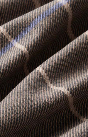 Sable Brown and Blue Check