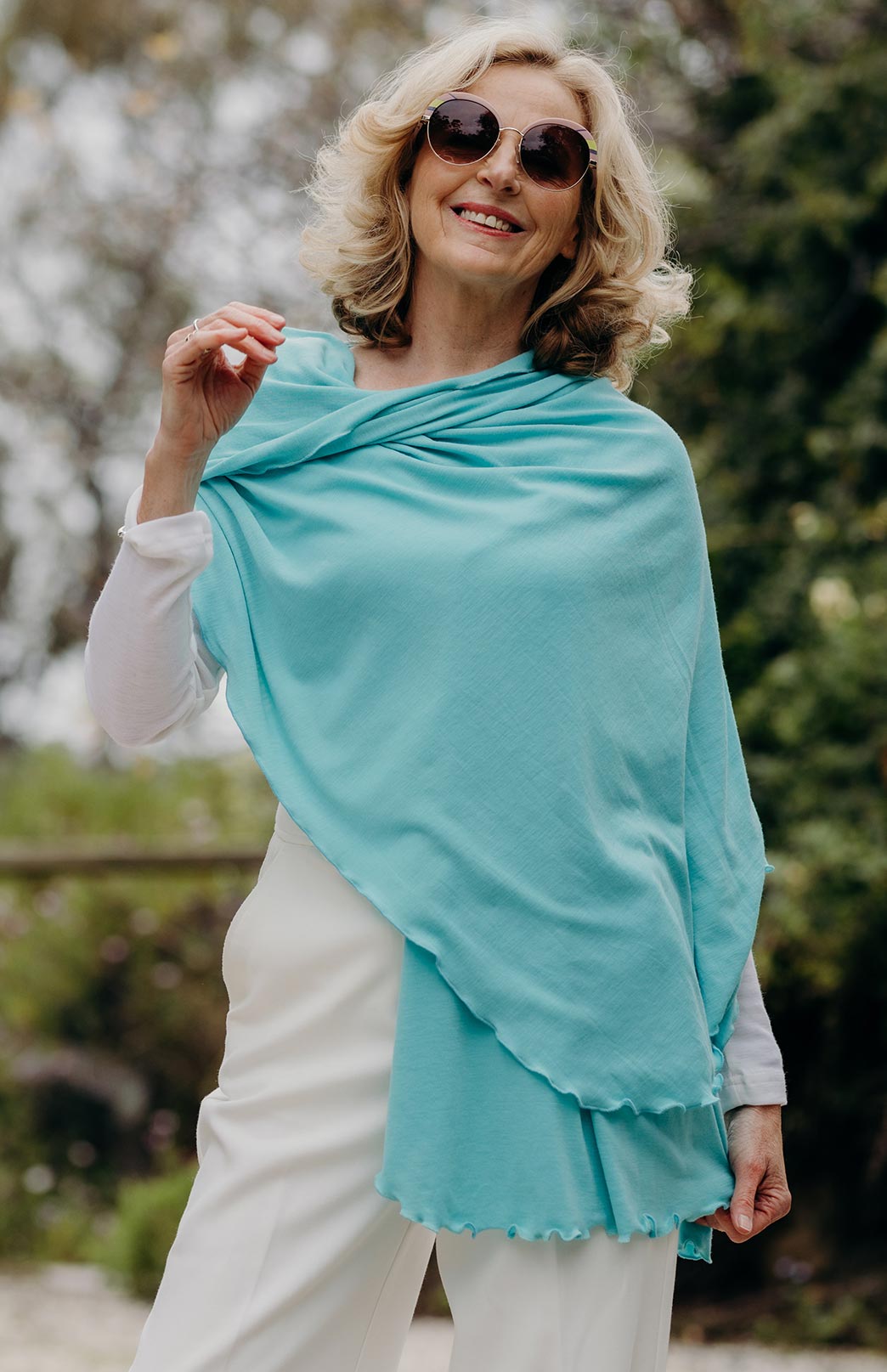 Pistachio Green Women&#39;s Merino Wool Luxury Scarf
