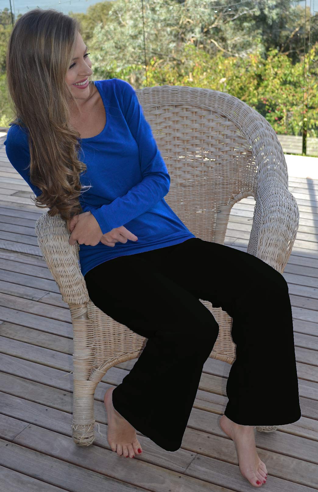 Bluebell Women's Merino Wool Long Sleeve Fashion &amp; Layering Top