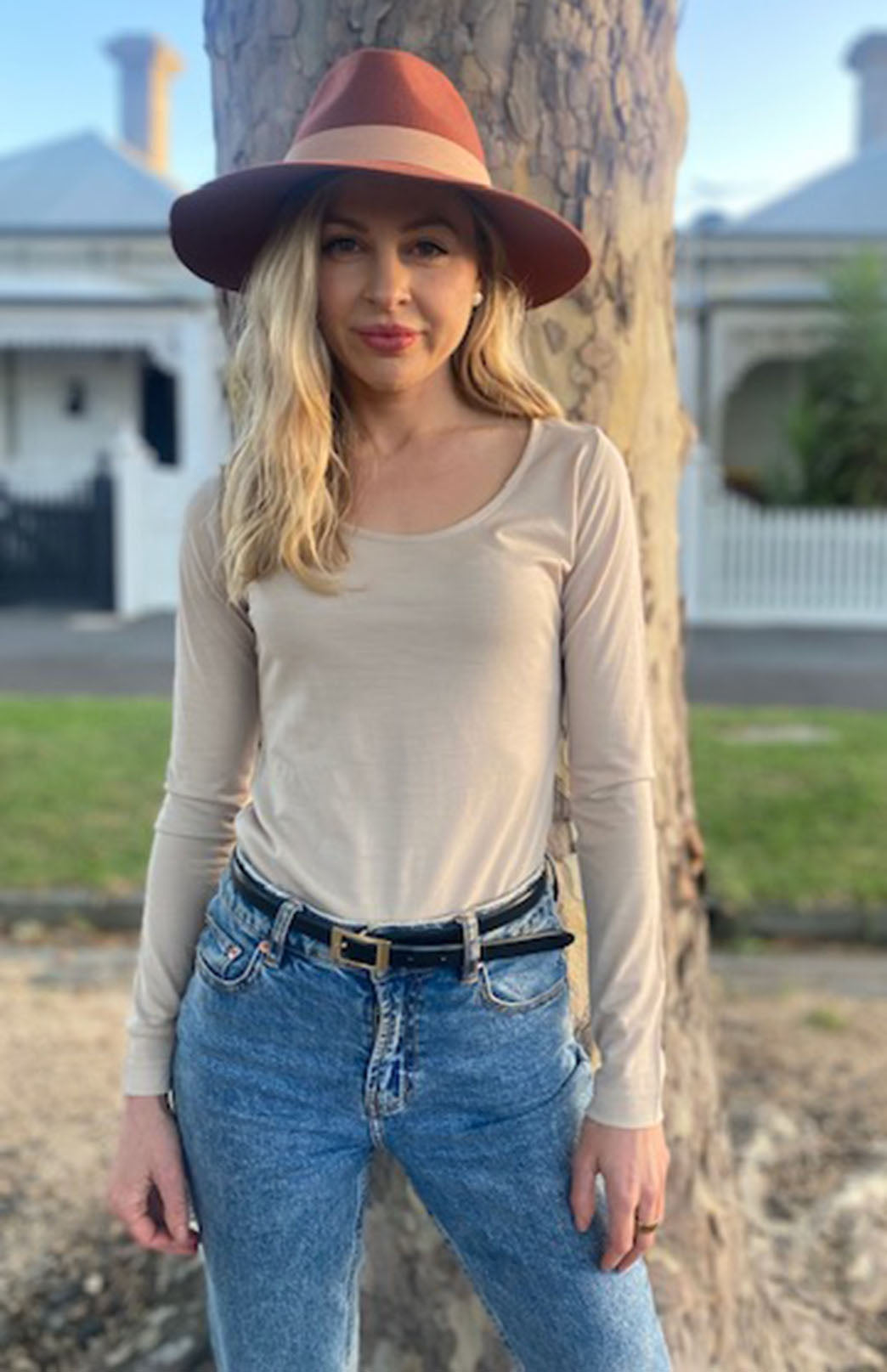 Soft Sand Women's Merino Wool Long Sleeve Fashion &amp; Layering Top