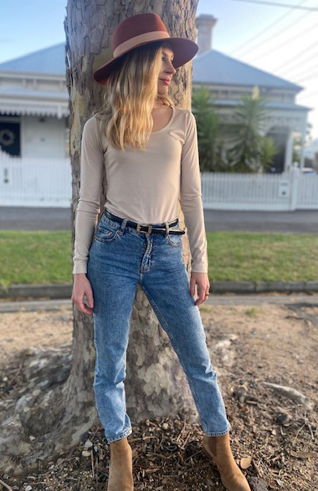 Soft Sand Women's Merino Wool Long Sleeve Fashion &amp; Layering Top