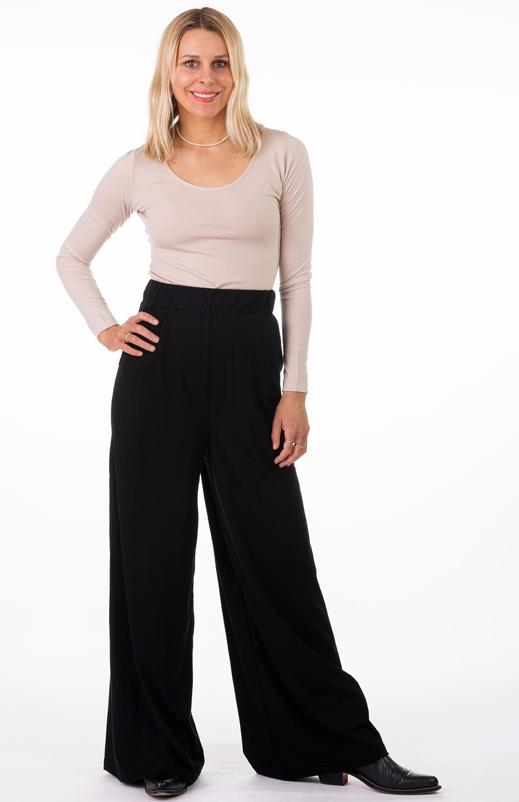 Soft Sand Women's Merino Wool Long Sleeve Fashion &amp; Layering Top