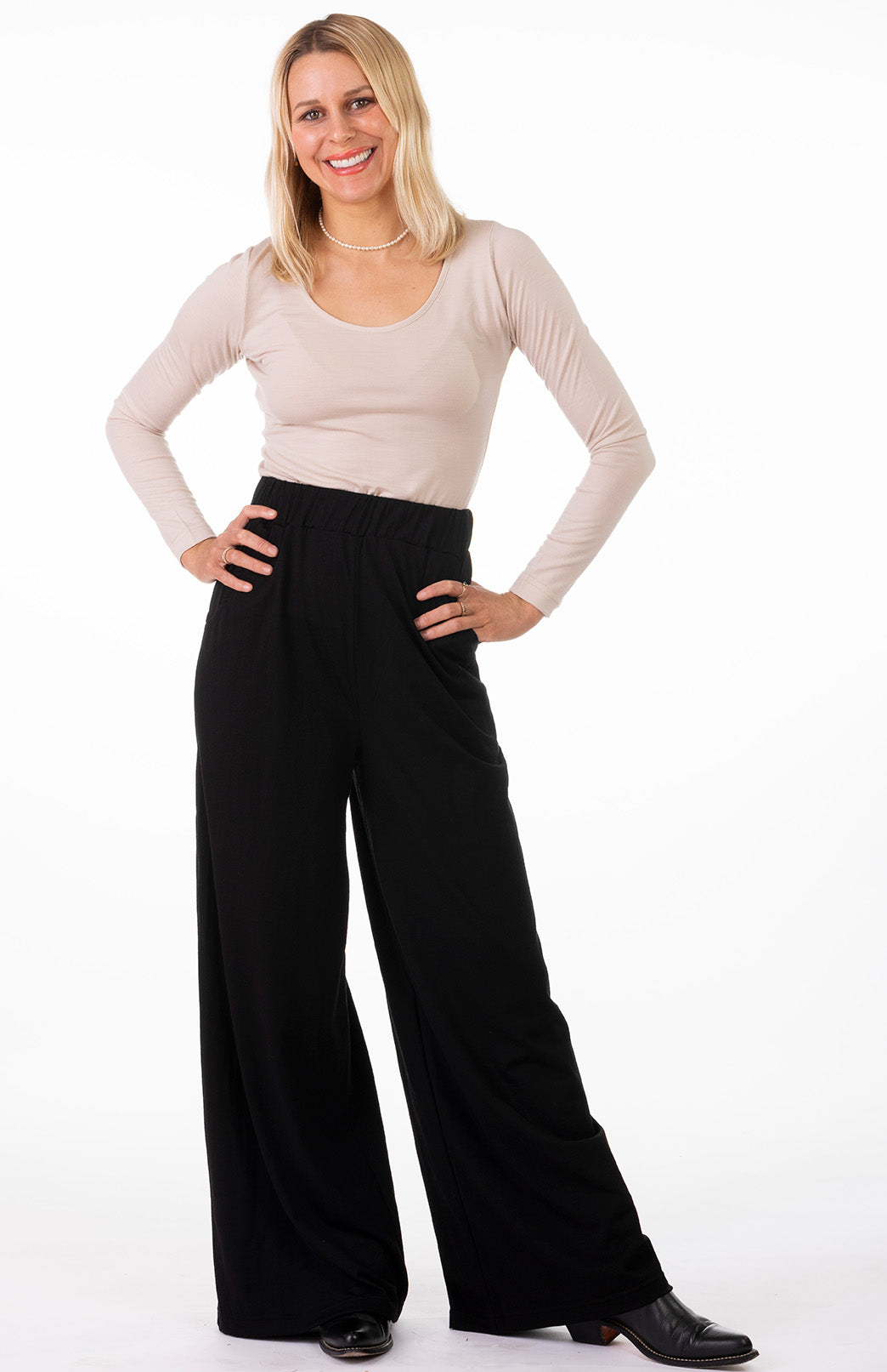 Soft Sand Women's Merino Wool Long Sleeve Fashion &amp; Layering Top