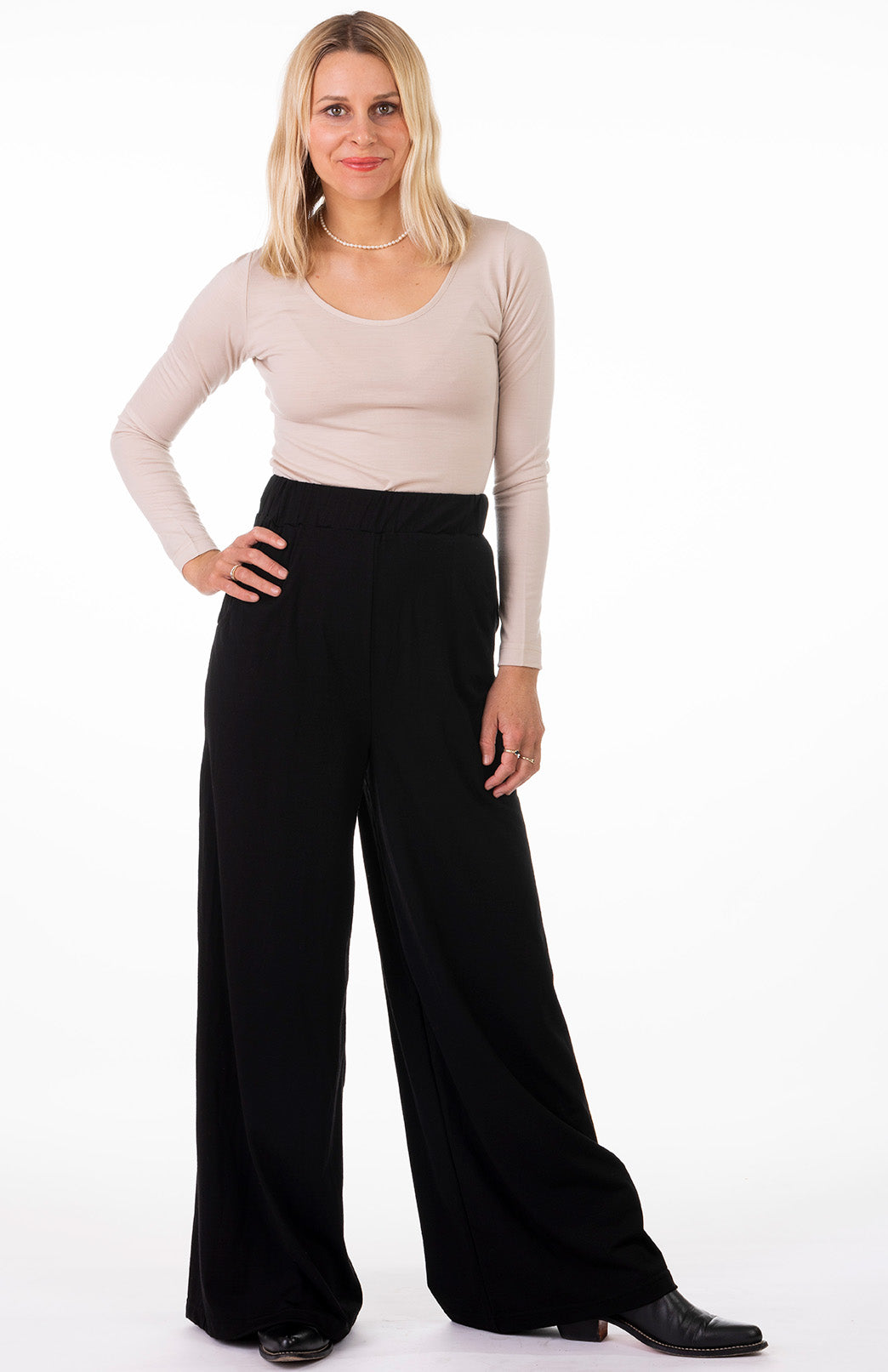 Soft Sand Women's Merino Wool Long Sleeve Fashion &amp; Layering Top