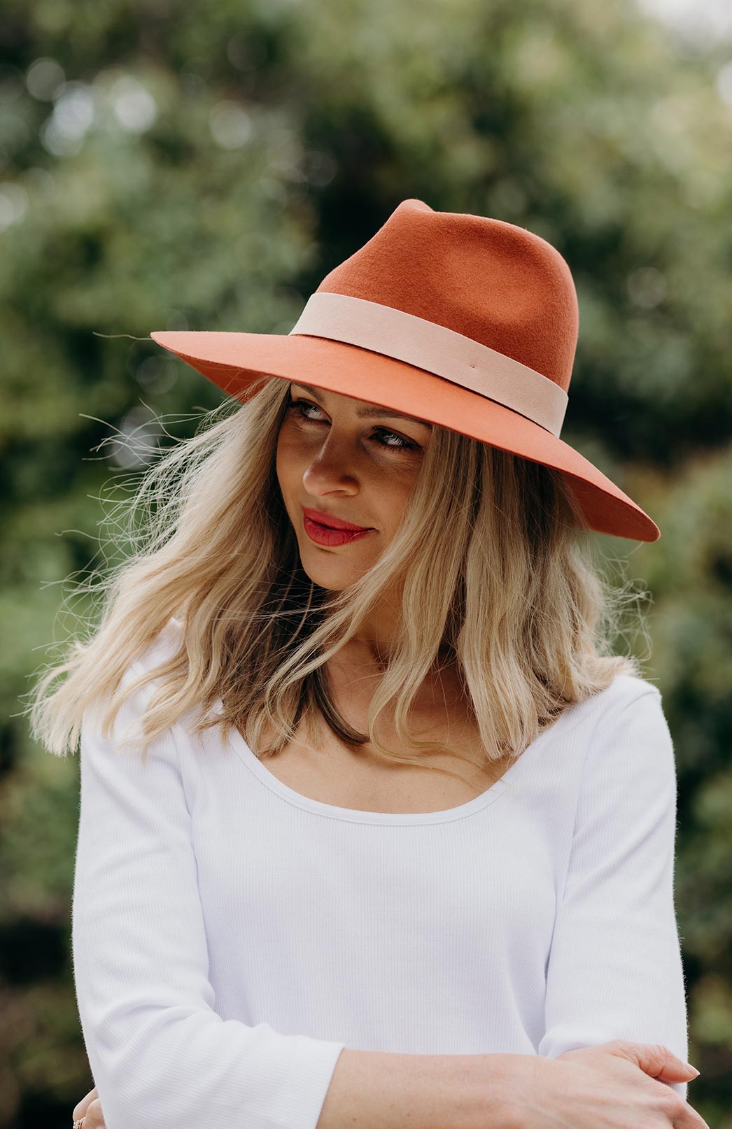 Crisp White Women's Super Scoop Neck 3/4 Sleeve Organic Cotton Top