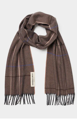 Sable Brown and Blue Check