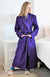 Azure Blue Wool &amp;amp; Cashmere Blend Dressing Gown
