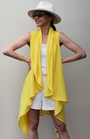 Multi-Way Sleeveless Wrap - Rib