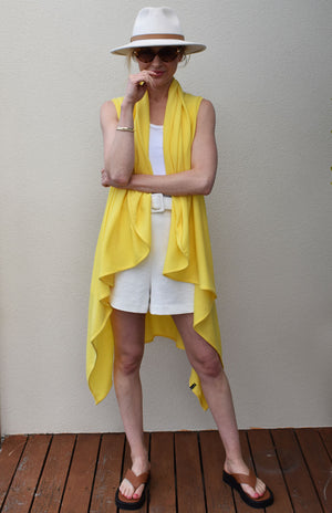 Multi-Way Sleeveless Wrap - Rib