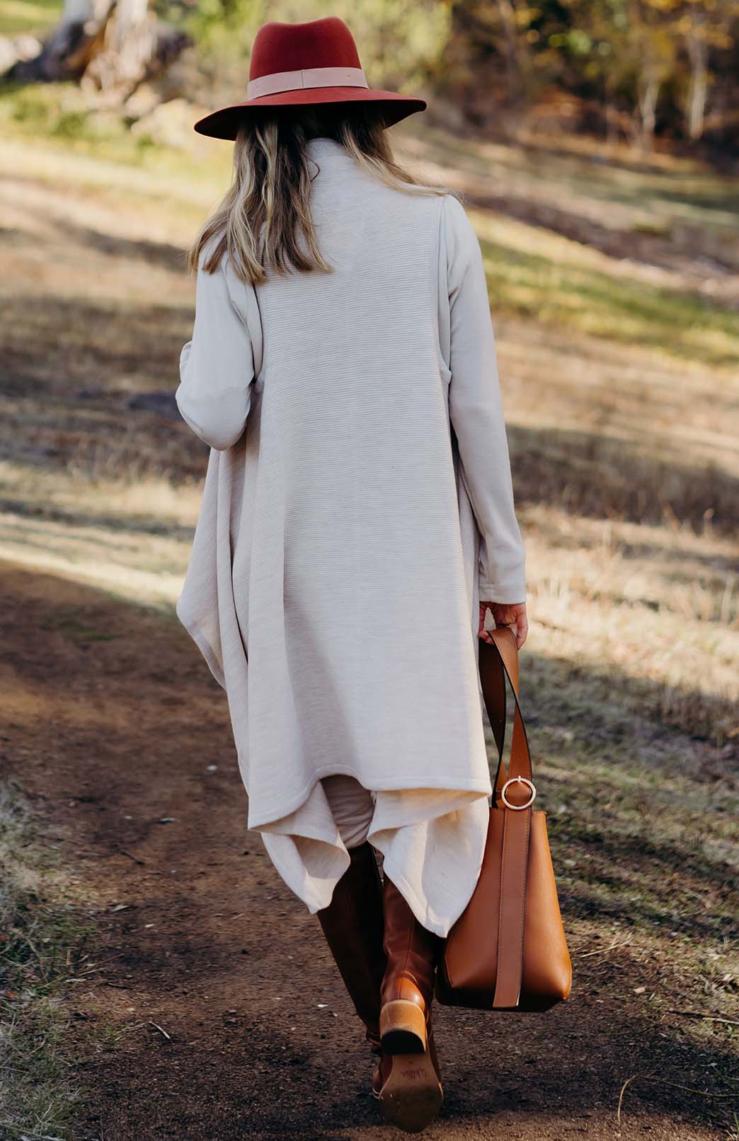 Oatmeal Women's Merino Wool Classic Knitted  Sleeveless Wrap