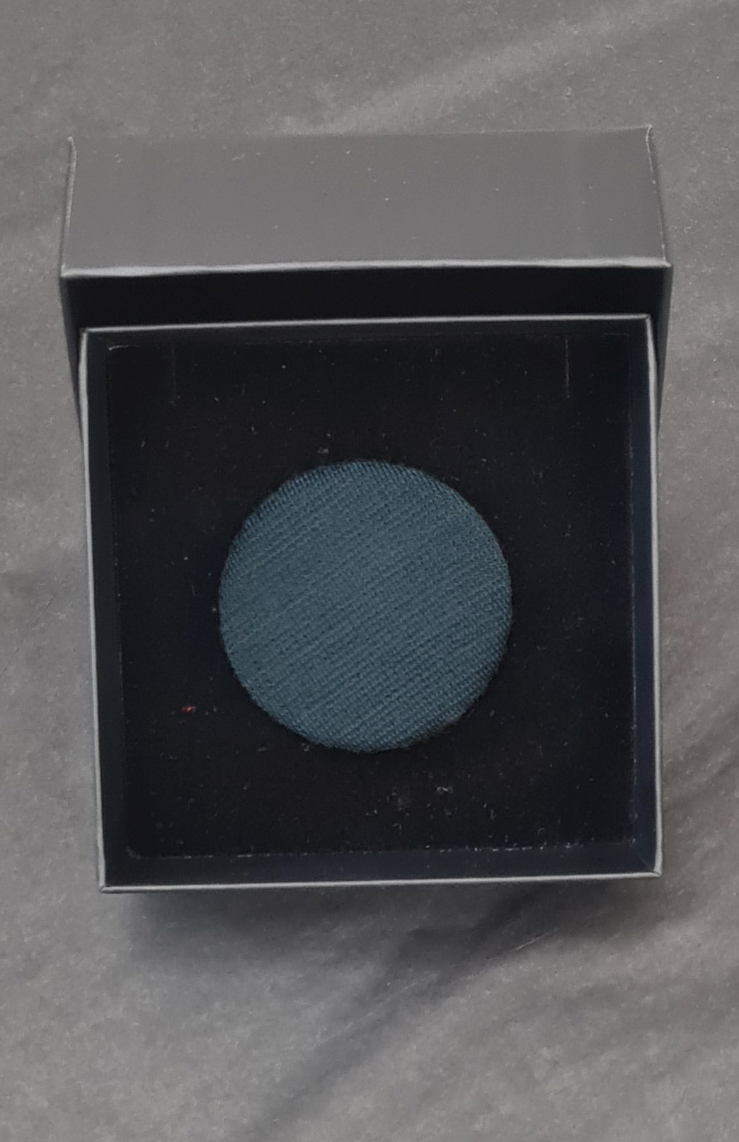 Deep Sea Green Women's Merino Wool Magnetic Button Brooch