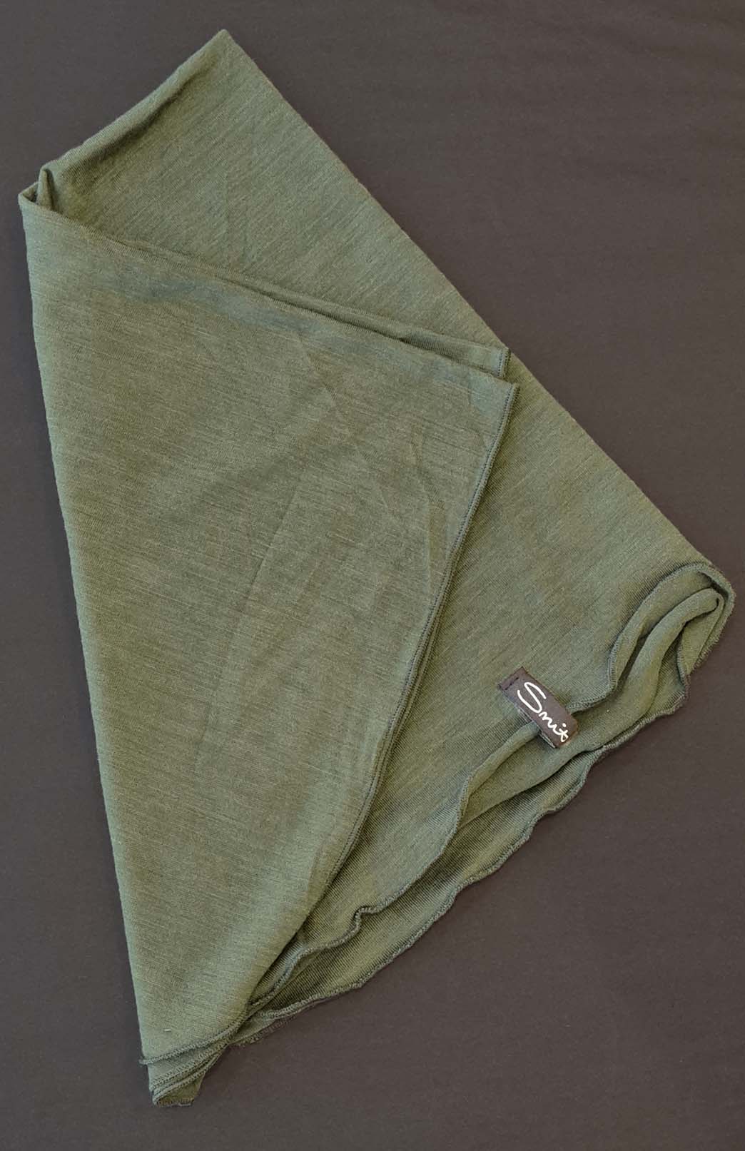 Eucalyptus Unisex Superfine Merino Wool Bandanna Square Neck Tie 