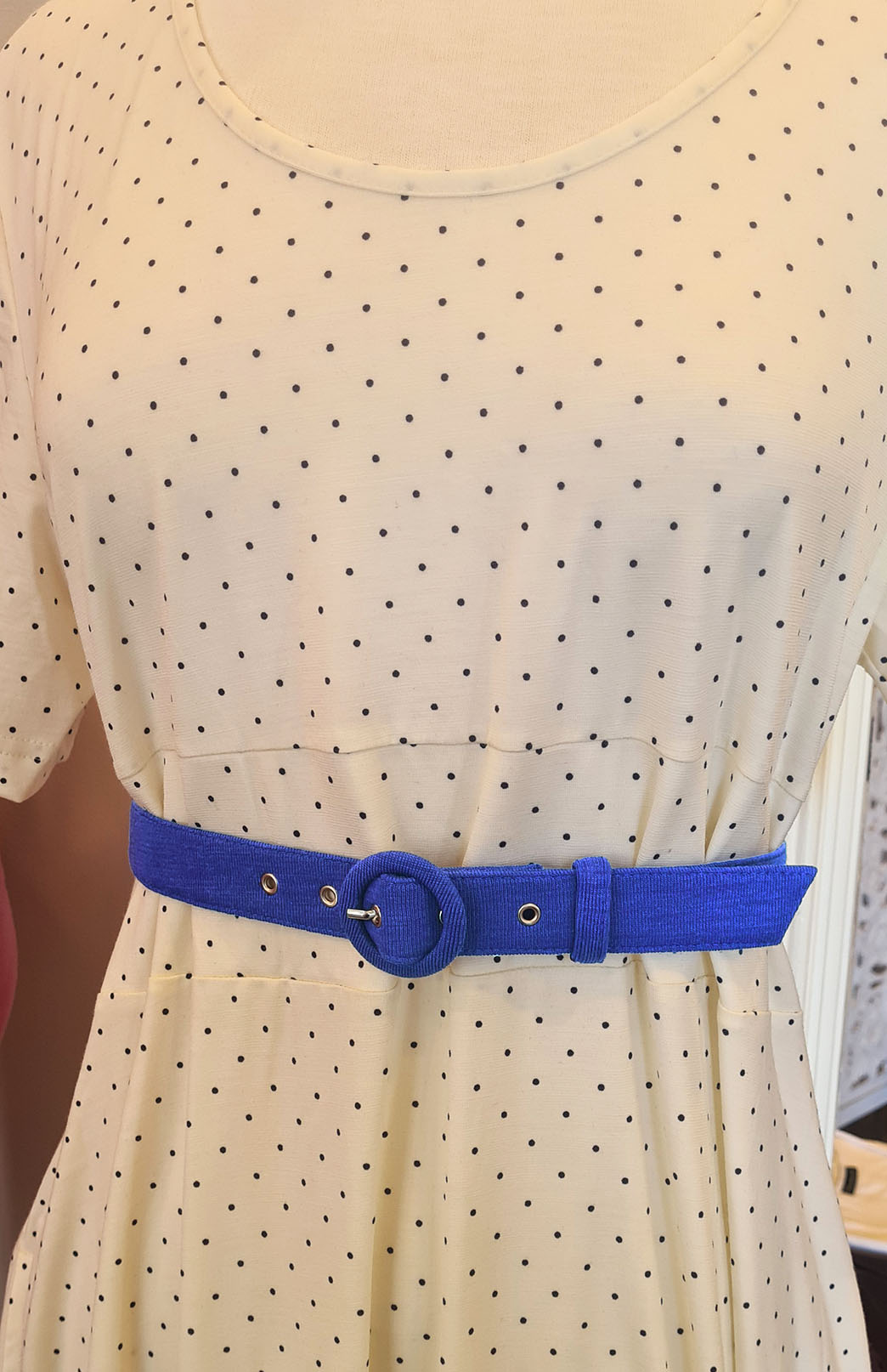 Bluebell (2.5cm wide) Merino Wool Belt with buckle