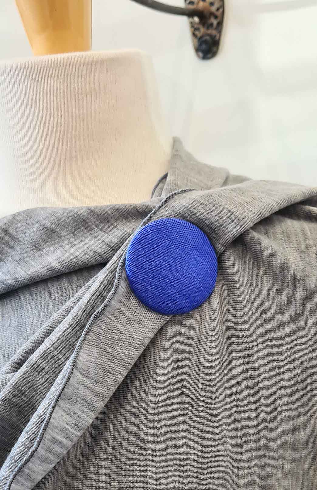 Bluebell Women's Merino Wool Magnetic Button Brooch