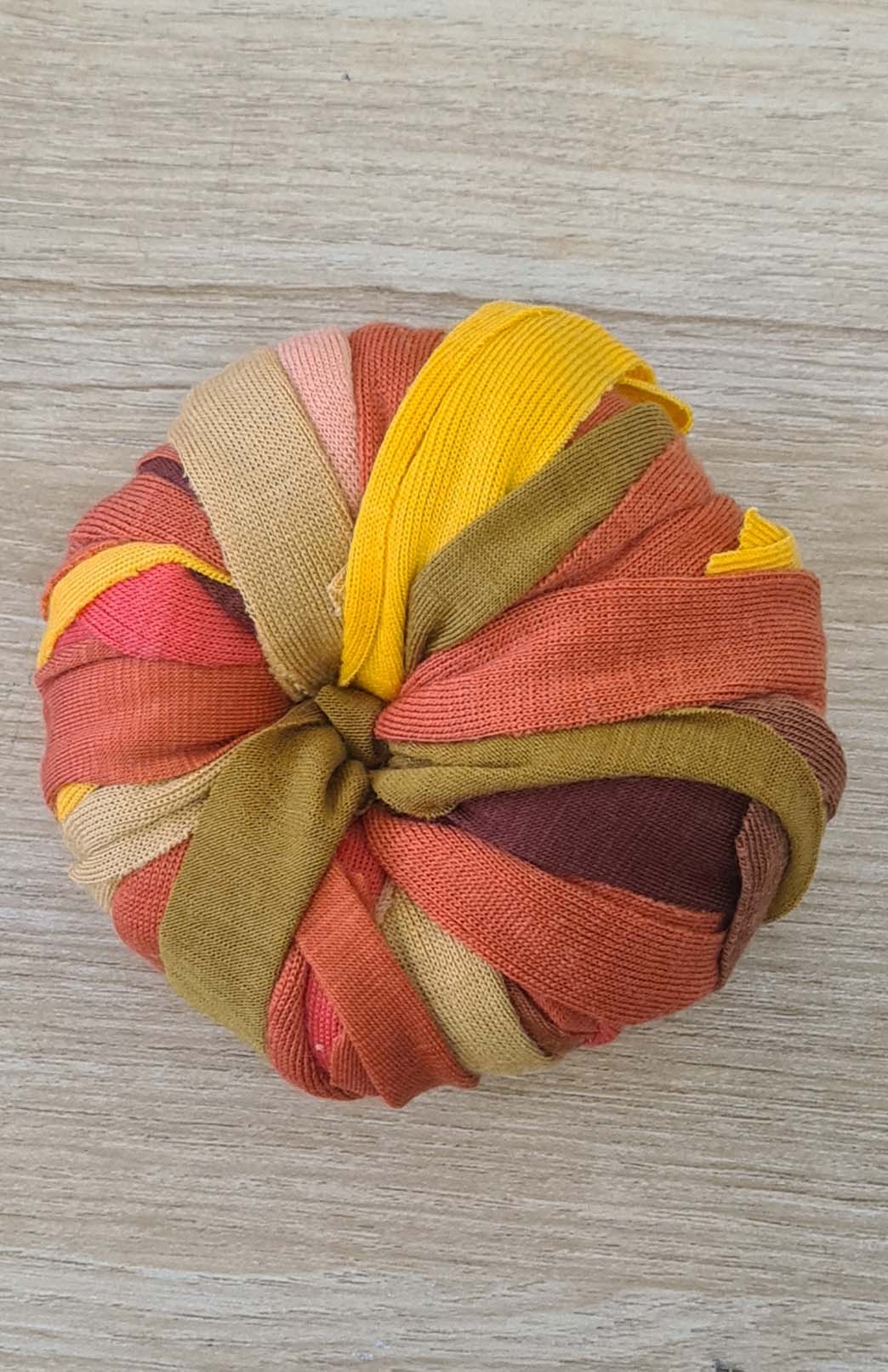 Orange & Yellow Tones Merino Wool Fabric Off-Cuts Craft &amp; Repair Bundle