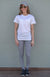 Ivory Women&#39;s Merino Wool Short Sleeved Classic Fit T-Shirt

