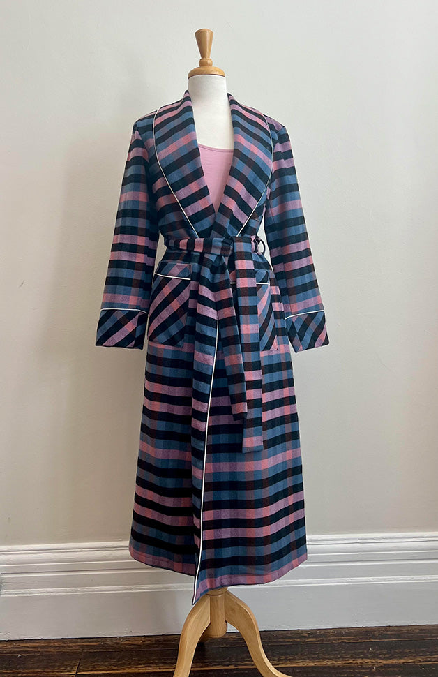 Tartan Flannel Wool Dressing Gown Tartan Flannel Wool Dressing Gown
