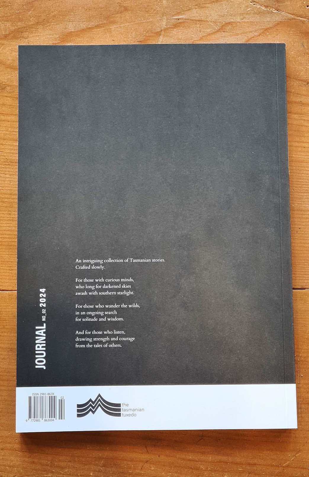 The Tasmanian Tuxedo - Journal No. 2 (2024 - out of print)