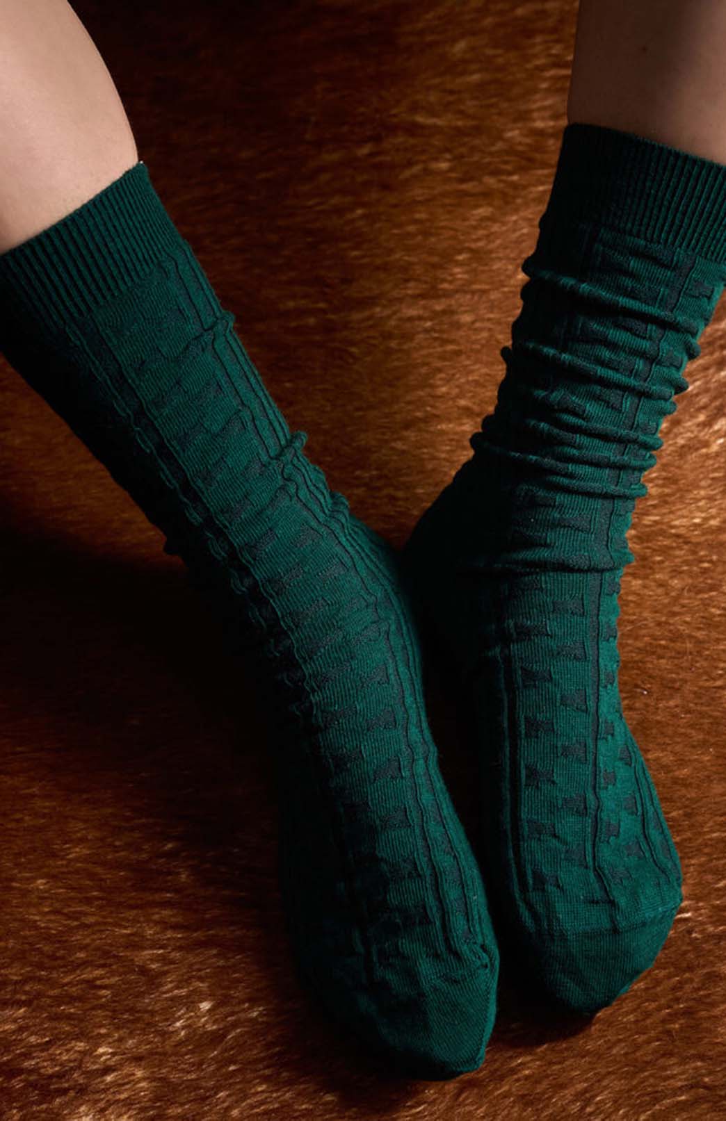 Industry - Green Merino Wool Socks