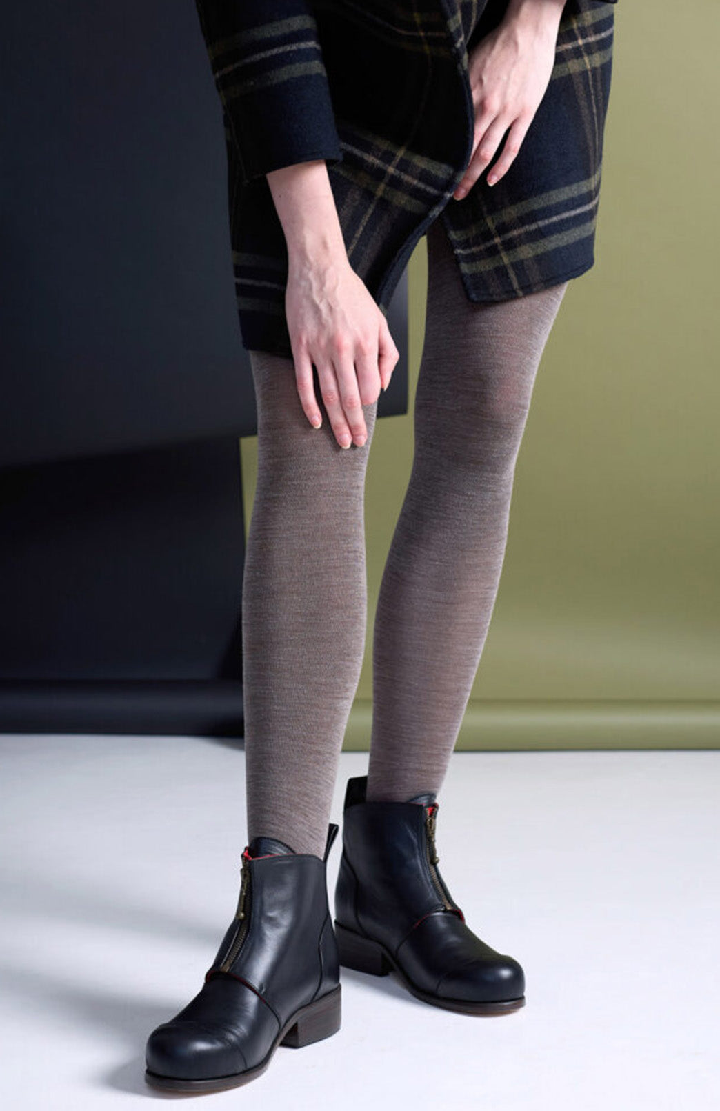 Luxe - Fawn Merino Wool Tights