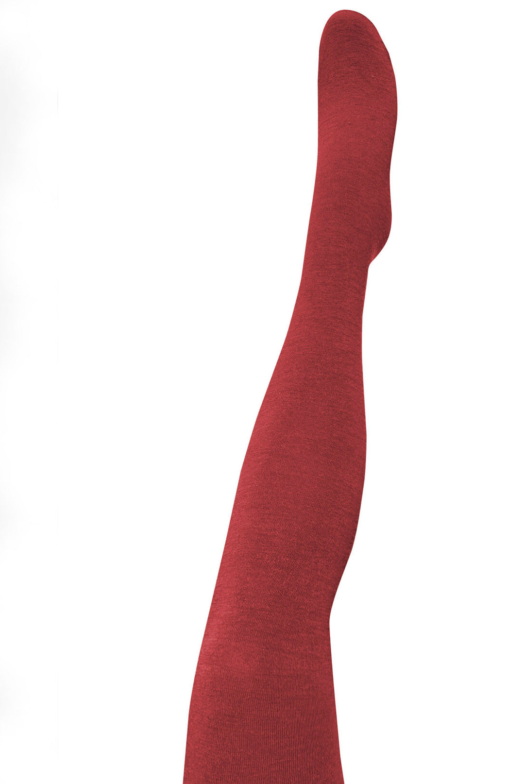 Luxe - Shiraz Red Merino Wool Tights