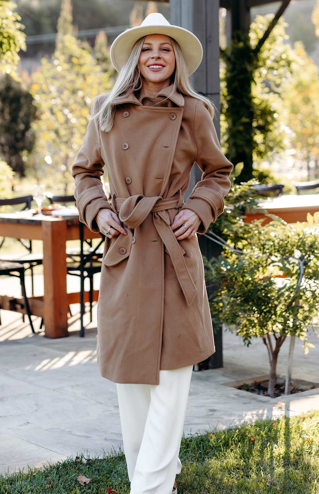Camel Women's Trench Coat sample