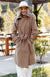 Camel Limited Edition Luxury Merino and Cashmere Trench Coat. 
