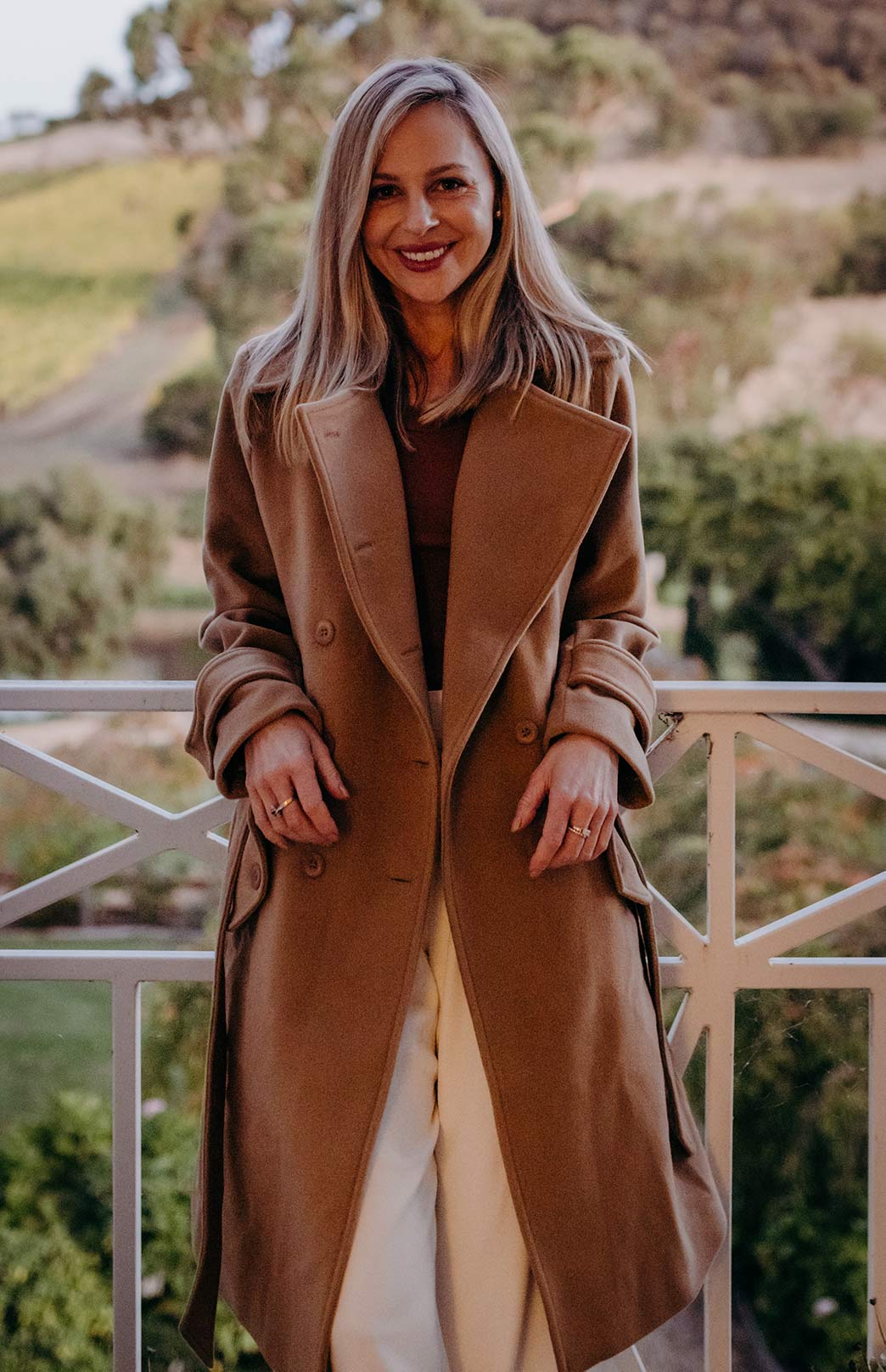 Wool Cashmere Trench Coat