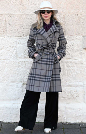 Taupe Check